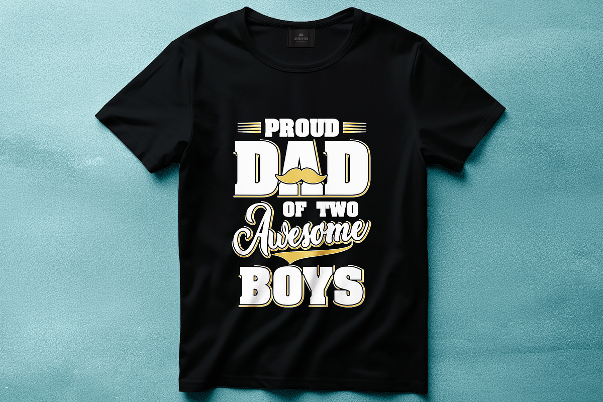 Father of Boys T shirt Design, a Graphic by Vector Portal (Photo 4 of 5)
