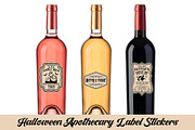 Halloween Apothecary Label Stickers, a Texture Graphic by Etcify (Thumbnail 2 of 3)