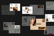 ATELIER / Web Direction Template, a Presentation Template by Circular (Thumbnail 3 of 16)