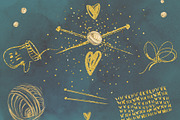 Knitting Time clipart set, an Illustration by Scarlet Island (Thumbnail 4 of 4)