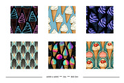 Ice Cream Retro Art Style Patterns, a Pattern Graphic by karenfoleyphoto (Thumbnail 3 of 10)