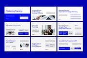 White Blue Marketing Plan PPT, a Presentation Template by graphicook (Thumbnail 2 of 4)