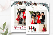 Merry Christmas Photo Card PSD, a Card Template by By Stephanie Design (Thumbnail 7 of 7)