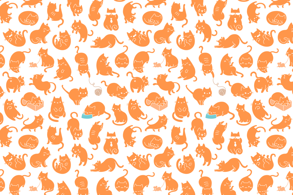 Meowers Icons and Seamless Pattern, a Pattern Graphic by Iconka (Photo 3 of 9)