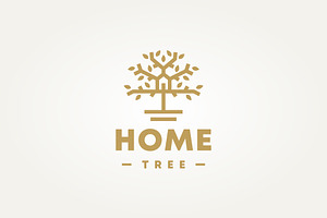 Luxurious Tree House Estate Logo