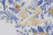 Christmas dreams. Blue & white, a Seasonal Illustration by olga.korneeva (Thumbnail 11 of 12)