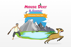 Mouse Deer And Farmer Characters