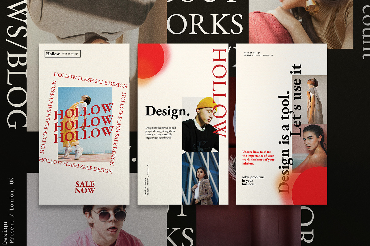 HOLLOW - Social Media Template, a Social Media Template by Dirtytemp Studio (Photo 4 of 5)