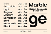 Marble - Logo Font, a Sans Serif Font by Umitype (Thumbnail 8 of 16)
