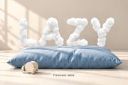White Clouds Font, a Sans Serif Font by Handmadefont (Thumbnail 11 of 13)