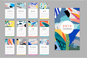 2019 calendars + planners, a Stationery Template by Lera Efremova (Thumbnail 3 of 13)