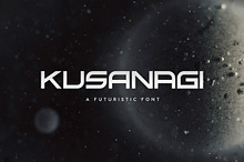 Kusanagi - Futuristic Font