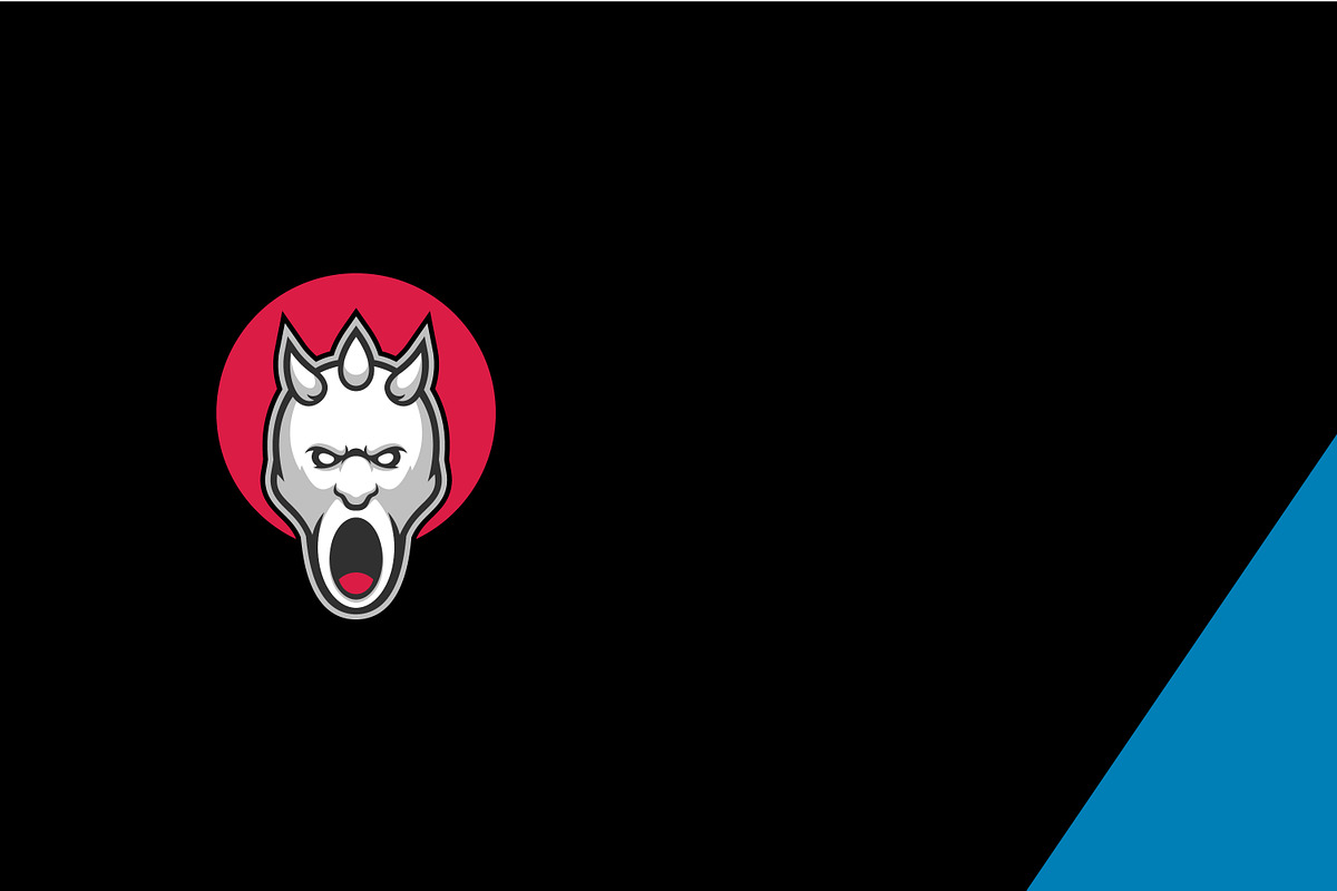 Satan or Devil Head logo abstract, a Branding & Logo Template by OmerStudio