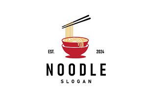 Noodle logo vector traditional japan, a Branding & Logo Template by Maylianaw28