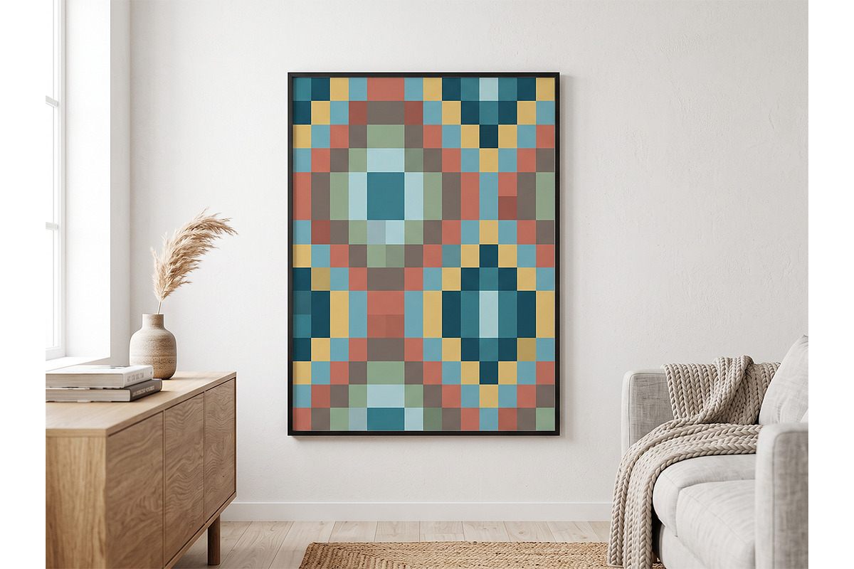 Pixel Mosaic Geometric Patterns, a Pattern Graphic by Cool Worker (Photo 6 of 7)