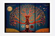 Sati Collection · Sacred Trees, a Decorative Illustration by milatovar (Thumbnail 9 of 14)