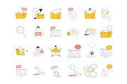 24 Cute 404 Illustrations. Chaos Cat, an Empty State Illustration by BadBrother (Thumbnail 2 of 14)