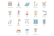Interior Design & Furniture Icons, an Icon by Flat Icons (Thumbnail 7 of 10)