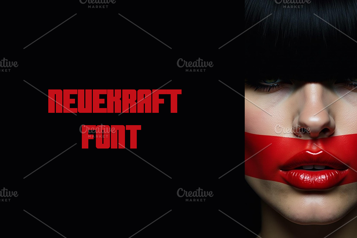 NeueKraft-font-Regular-095-25, a Font by canve (Photo 1 of 2)