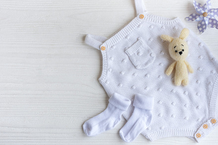 Set of white clothes and accessories for newborn baby., a Beauty & Fashion Photo by Olena Rudo