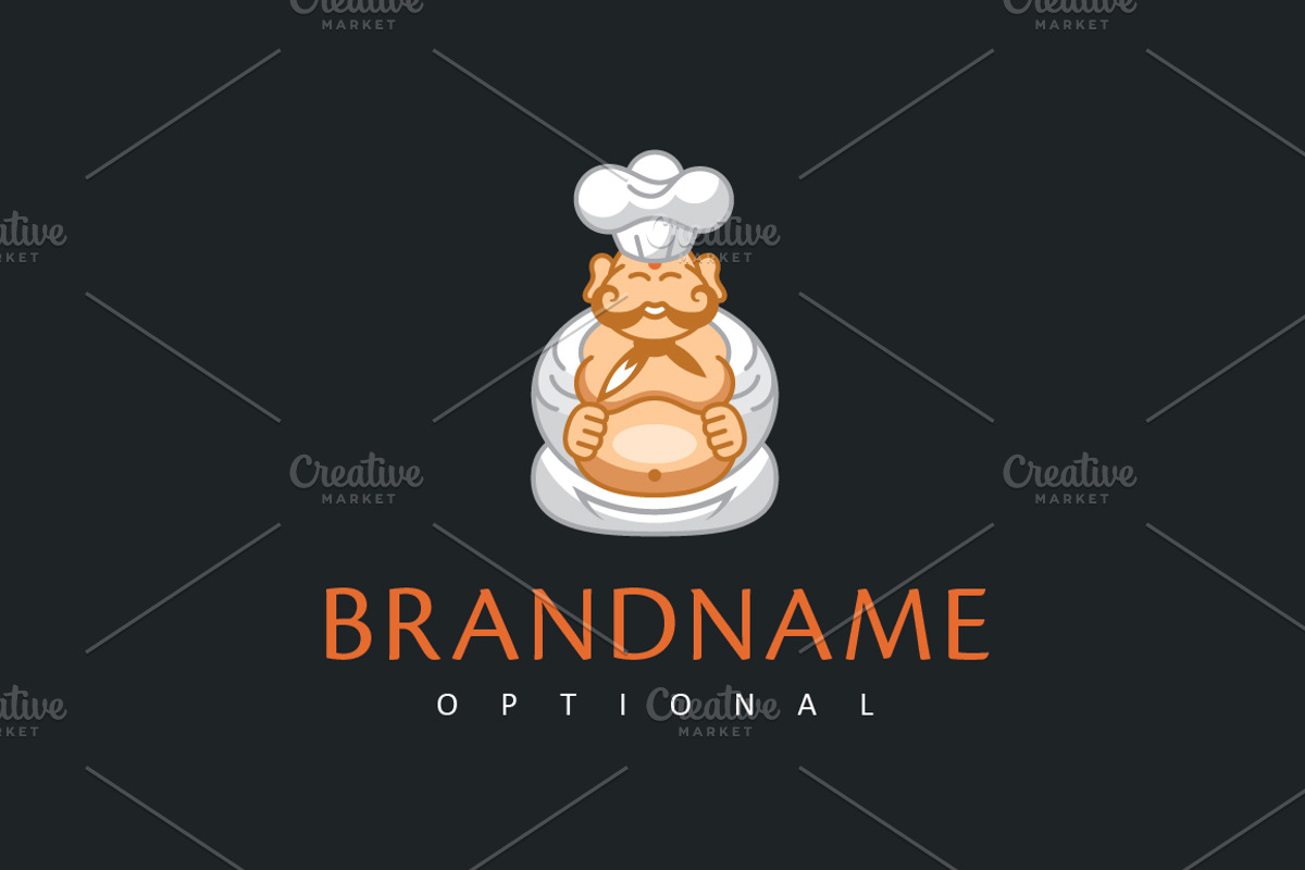 Chef Buddha Logo, a Branding & Logo Template by ARTE MIGUEL (Photo 2 of 3)