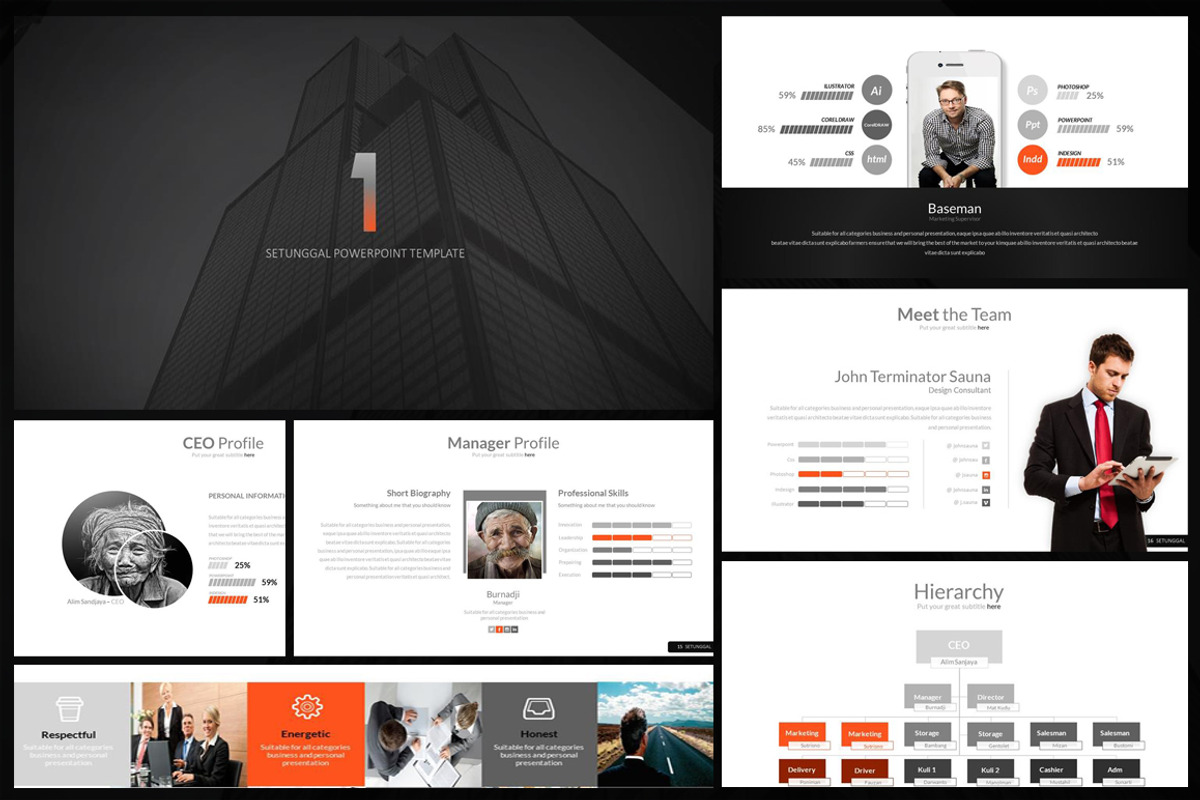 Setunggal Powerpoint Template, a Presentation Template by Dedijuniadi (Photo 2 of 5)