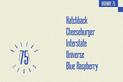 Highway 75 - Condensed Sans-Serif, a Sans Serif Font by Lateral Design (Thumbnail 14 of 16)
