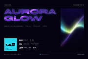 Aurora Glow: 148 Backgrounds & Loops, a Background Graphic by Studio Kenzo (Thumbnail 1 of 10)