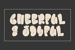 Liztoo Graffiti Bubble Display Font