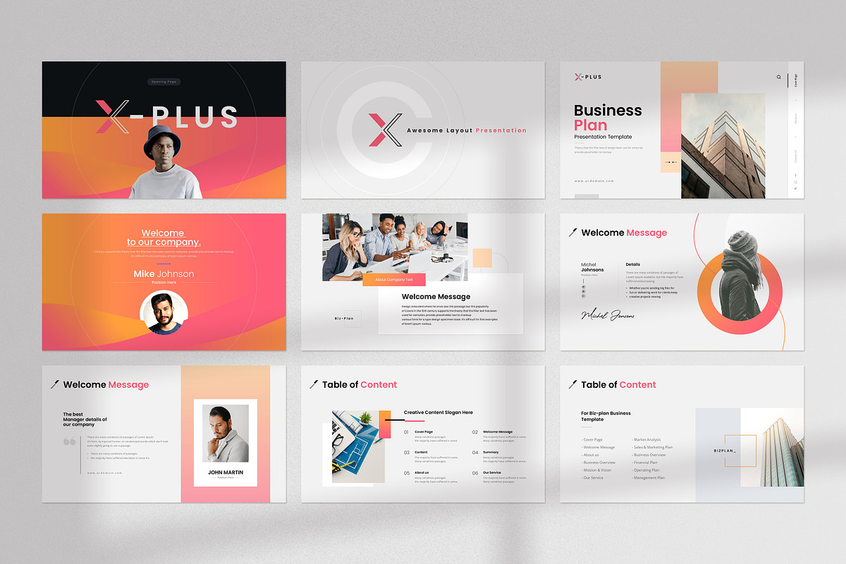 Business Plan Powerpoint Template, a Presentation Template by GoldenPixelStudio (Photo 7 of 29)
