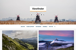 Viewfinder Tumblr Theme, a Websites & App Template by Themelantic