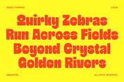 Renza - Bold Heavy Display Font, a Sans Serif Font by Mbonster Design Studio (Thumbnail 12 of 15)
