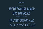 Wave, a Font by Malena (Thumbnail 2 of 6)