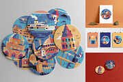 Travel Istanbul Icons and Elements, an Icon by Alex Krugli (Thumbnail 6 of 9)