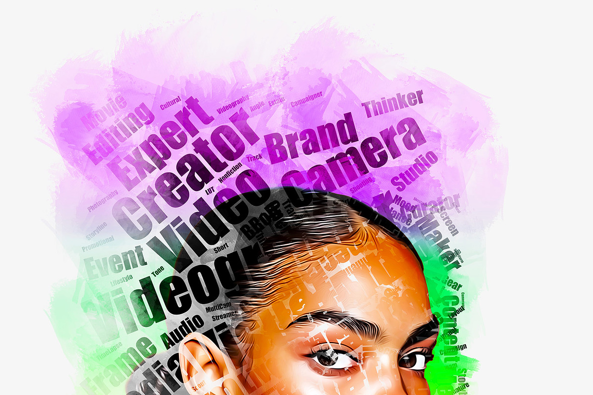 Unique Portrait Text Photo Effect, an Action Add-On by MRI STUDIO (Photo 35 of 42)