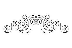Line curl element.