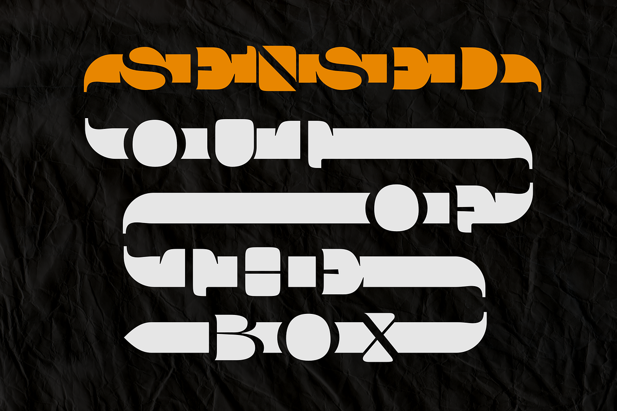 Sensed, a Serif Font by glukfonts (Photo 3 of 7)