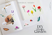 Watercolor Spring Garden Elements, a Seasonal Illustration by Pigment Café (Thumbnail 5 of 5)