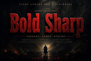 Bold Sharp, a Slab Serif Font by Wow Magic (Thumbnail 4 of 9)