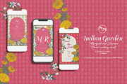 Indian Garden Wedding E-Card Suite, an Invitation Template by MenoMelo Studio (Thumbnail 1 of 4)