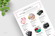 Line sheet template canva/photoshop, a Templates & Theme by Axpand (Thumbnail 3 of 10)
