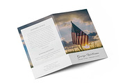Military funeral program template, a Flyer Template by inserenity (Thumbnail 5 of 6)