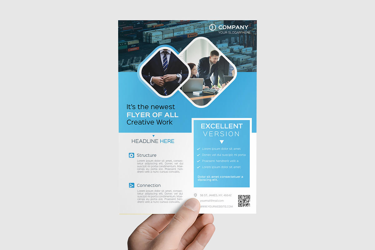 Corporate Flyer, a Flyer Template by ideaz_sabbir (Photo 6 of 11)
