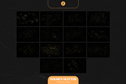 Golden Glitter Overlays, a Texture Graphic by Freezerondigital (Thumbnail 12 of 16)