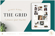 THE GRID | Instagram Posts Layout, a Social Media Template by Marigold Studios (Thumbnail 1 of 14)