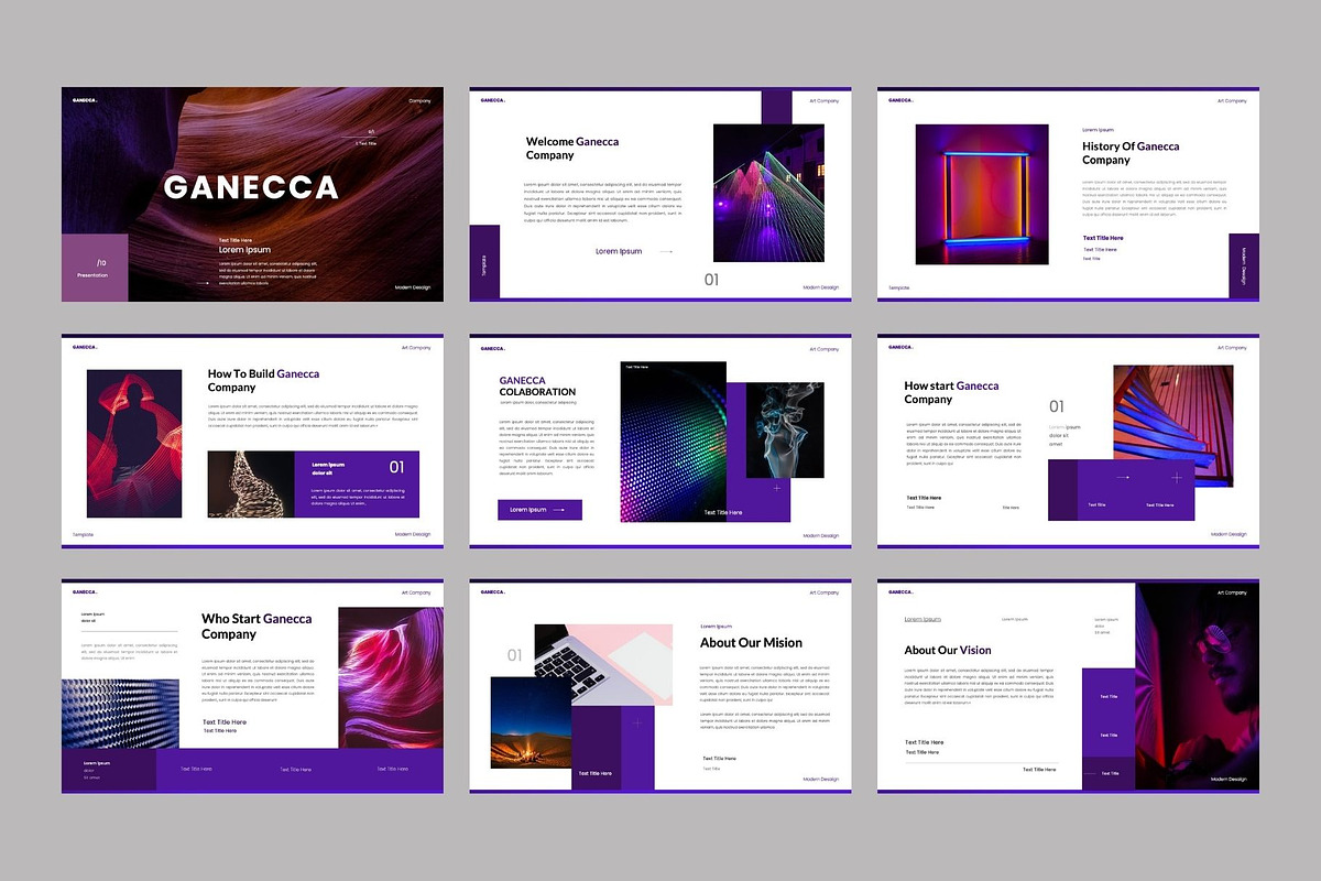 Ganecca Business PowerPoint Template, a Design Template by Rizki Herdian (Photo 2 of 5)