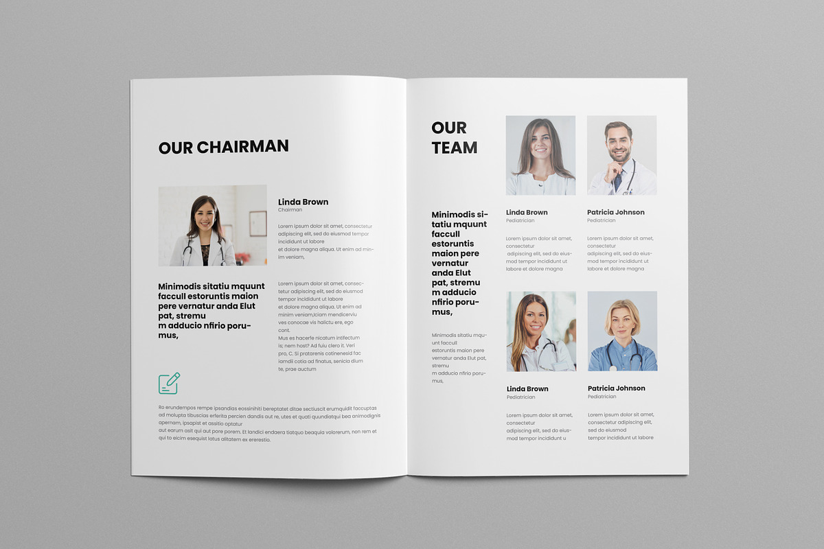 Healthcare Brochure Template, a Brochure Template by Pixelpick (Photo 2 of 9)