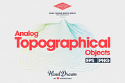 10 Analog Topographical Objects, an Object Graphic by Timberline Co (Thumbnail 1 of 5)