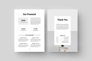 Pitch Deck MS Word & Indesign