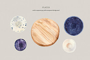 Italian Brunch Watercolor, a Food Illustration by Volha Studio (Thumbnail 6 of 11)